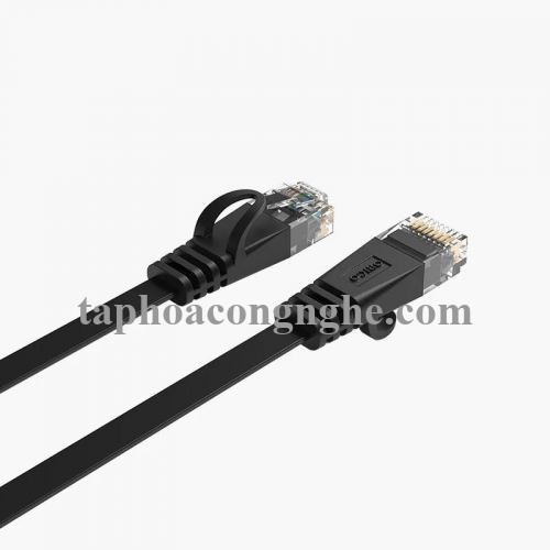 Orico 96301 PUG-C6B-100-BK CAT6 Dây dẹp 10M màu Đen Cáp mạng 30096301